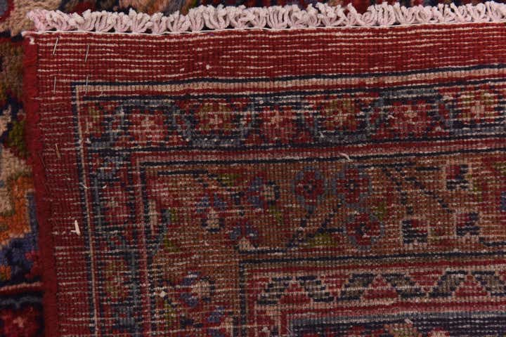 9' 8 x 12' 9 Hand Knotted Mashad Persian Wool Rug