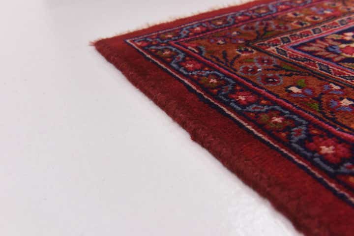 9' 8 x 12' 9 Hand Knotted Mashad Persian Wool Rug