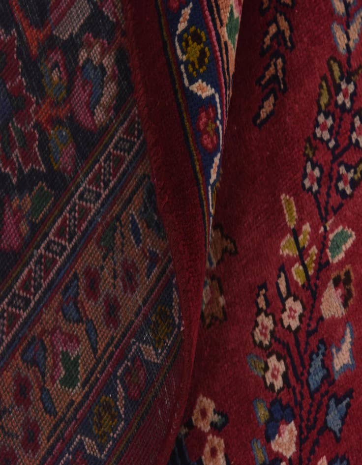Detail image of 9' 7 x 12' 7  Hand Knotted Mashad Persian Wool Rug