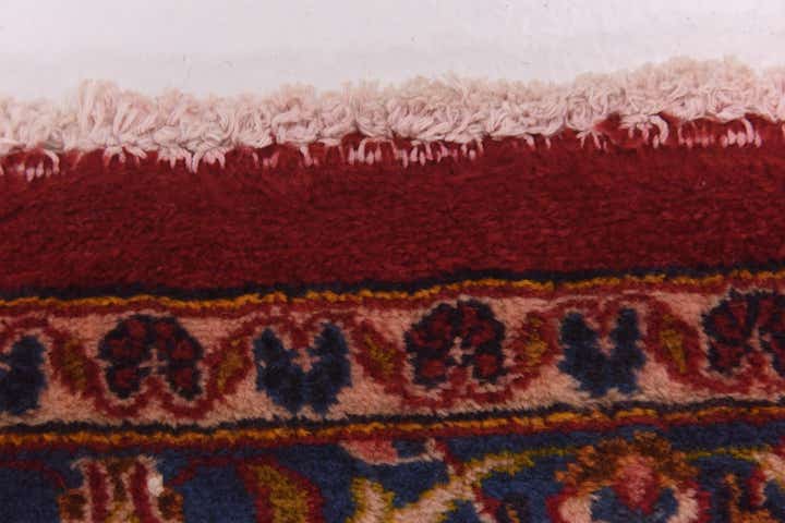 9' 7 x 13' Hand Knotted Mashad Persian Wool Rug