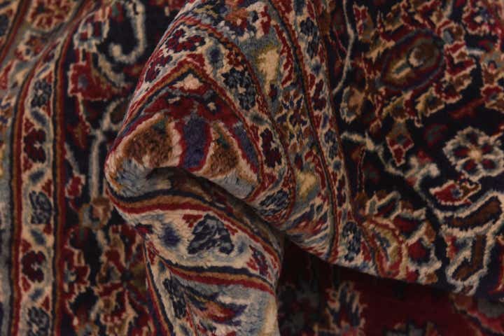 9' 7 x 12' 7 Hand Knotted Mashad Persian Wool Rug