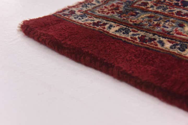 9' 7 x 12' 7 Hand Knotted Mashad Persian Wool Rug