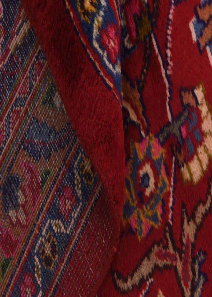 9' 8 x 12' 8 Hand Knotted Mashad Persian Wool Rug