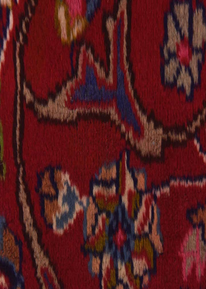 9' 8 x 12' 8 Hand Knotted Mashad Persian Wool Rug