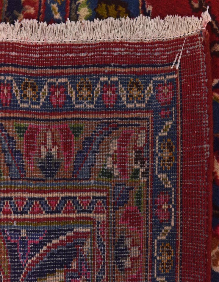 Detail image of 9' 8 x 12' 8  Hand Knotted Mashad Persian Wool Rug