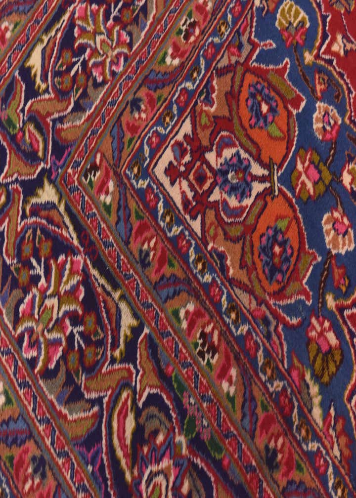 9' 8 x 12' 8 Hand Knotted Mashad Persian Wool Rug