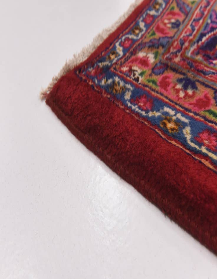 Detail image of 9' 8 x 12' 8  Hand Knotted Mashad Persian Wool Rug