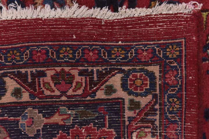 9' 10 x 12' 8 Hand Knotted Mashad Persian Wool Rug