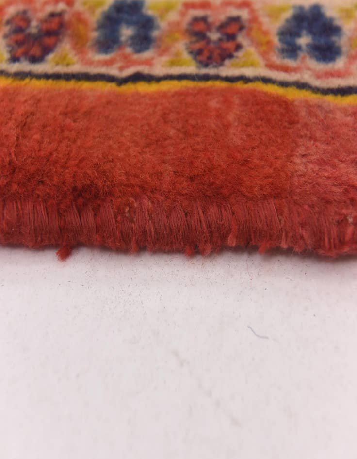 Detail image of 9' 6 x 13'  Hand Knotted Mashad Persian Wool Rug