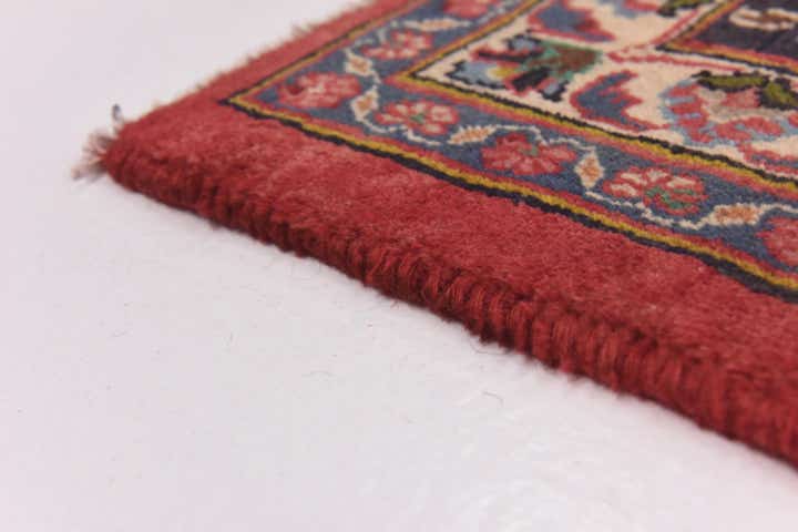 10' x 12' 6 Hand Knotted Mashad Persian Wool Rug