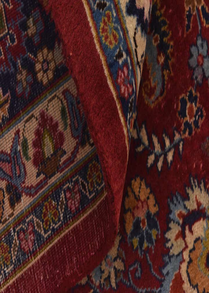 9' 6 x 12' 6 Hand Knotted Mashad Persian Wool Rug