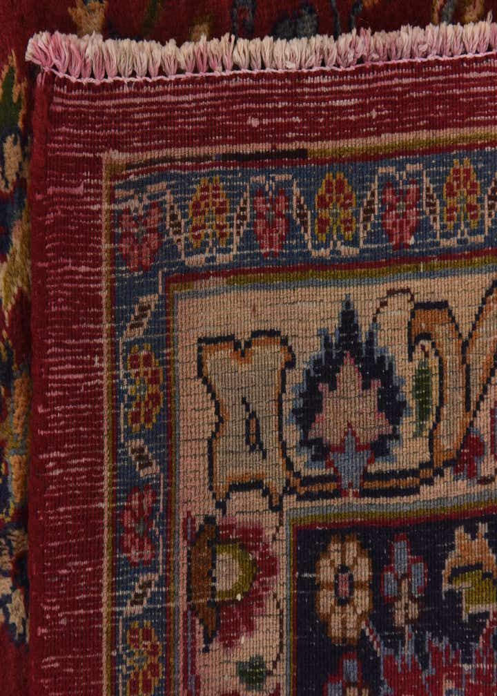 9' 6 x 12' 6 Hand Knotted Mashad Persian Wool Rug