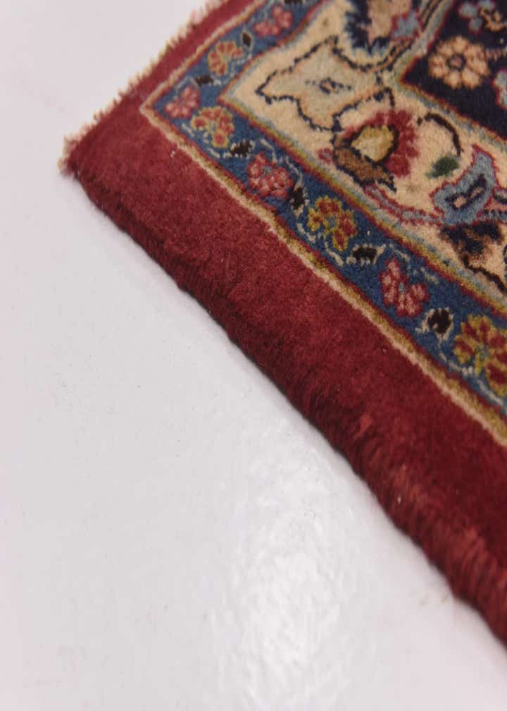 9' 6 x 12' 6 Hand Knotted Mashad Persian Wool Rug