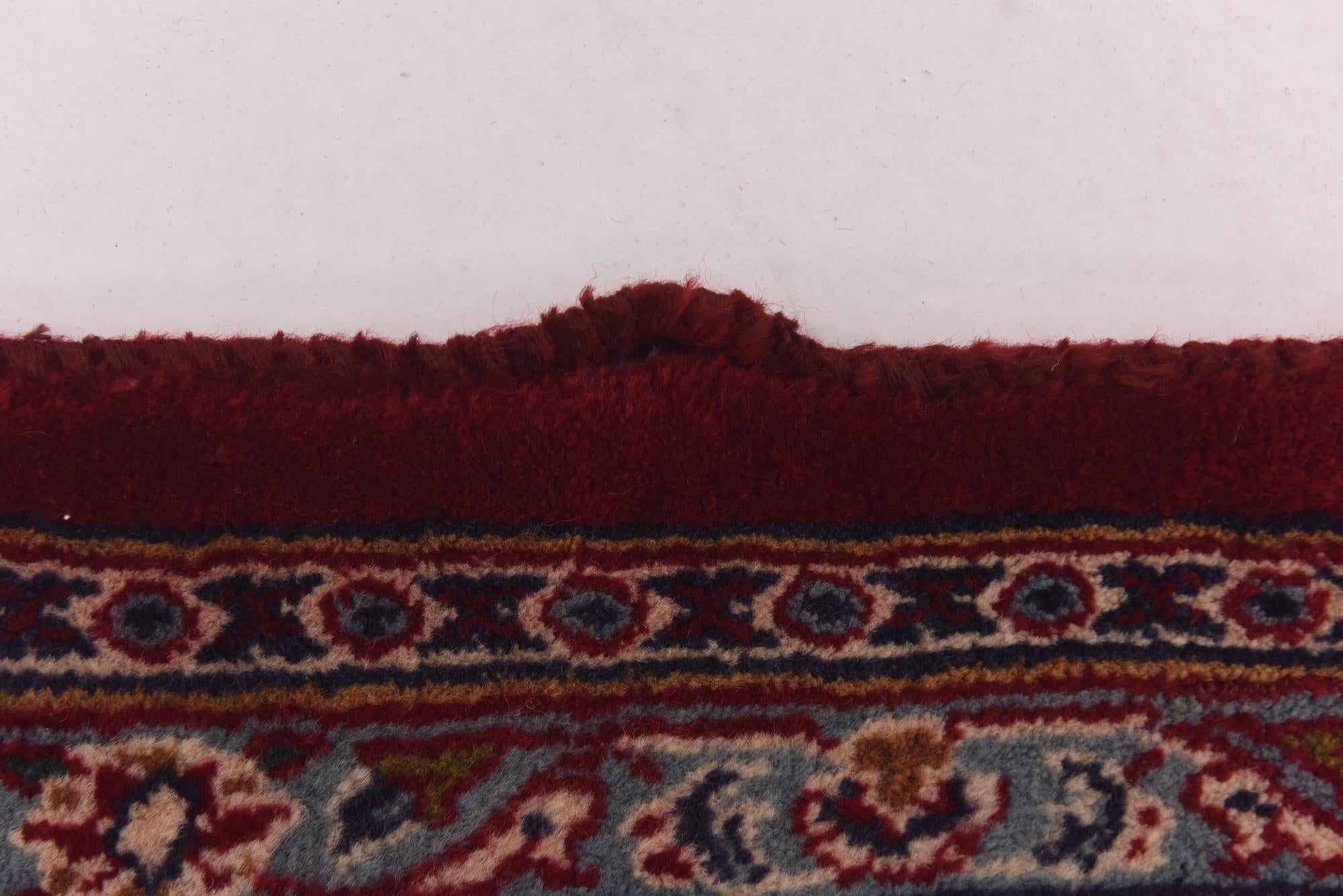 9' 10 x 13' Hand Knotted Mashad Persian Wool Rug