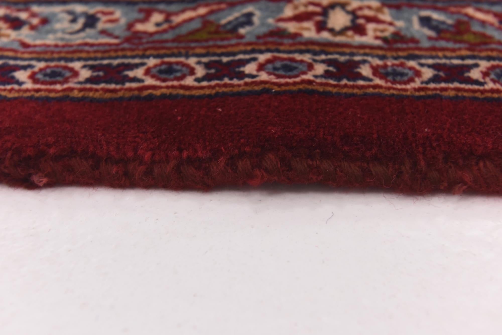 9' 10 x 13' Hand Knotted Mashad Persian Wool Rug