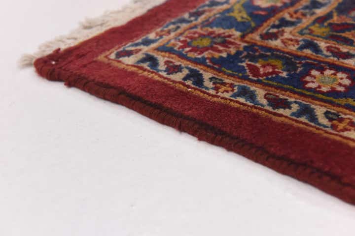 9' 8 x 13' Hand Knotted Mashad Persian Wool Rug