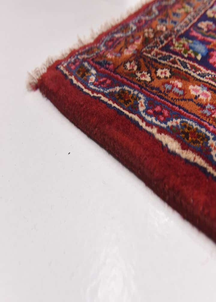 9' 6 x 12' 8 Hand Knotted Mashad Persian Wool Rug