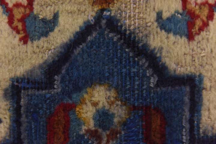 9' 6 x 12' 6 Hand Knotted Mashad Persian Wool Rug