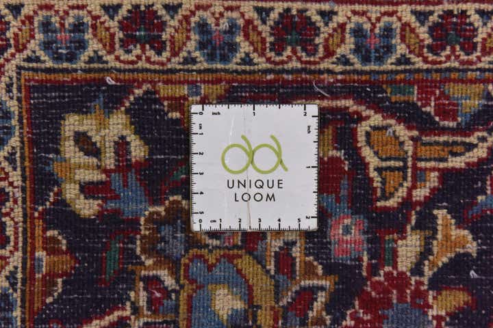 9' 6 x 12' 6 Hand Knotted Mashad Persian Wool Rug