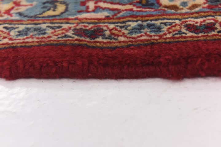 9' 6 x 12' 6 Hand Knotted Mashad Persian Wool Rug