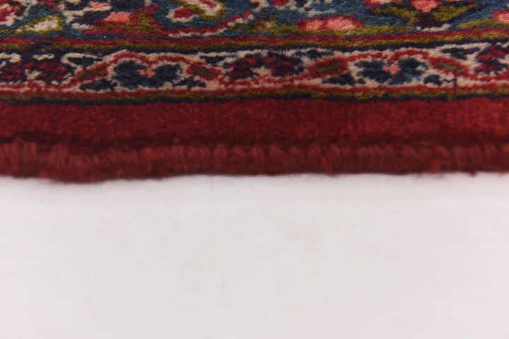 9' 6 x 12' 5 Hand Knotted Mashad Persian Wool Rug