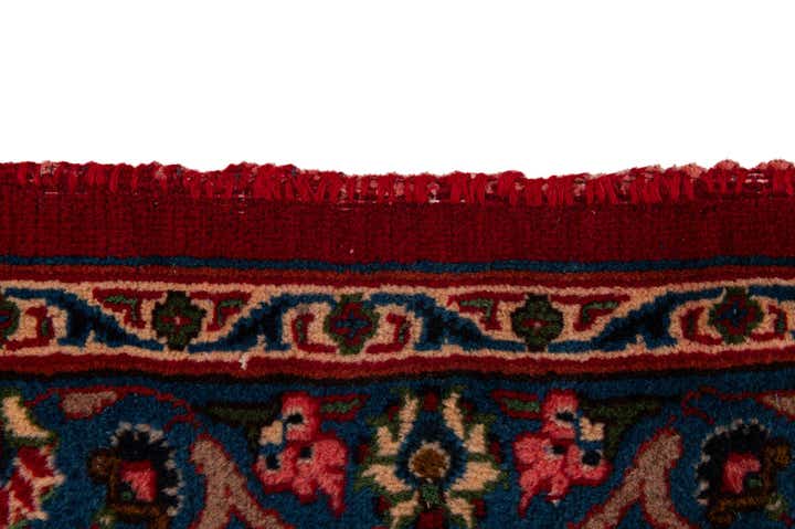 9' 10 x 12' 8 Hand Knotted Mashad Persian Wool Rug
