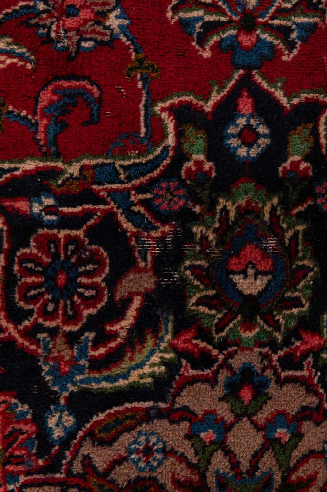 9' 10 x 12' 8 Hand Knotted Mashad Persian Wool Rug