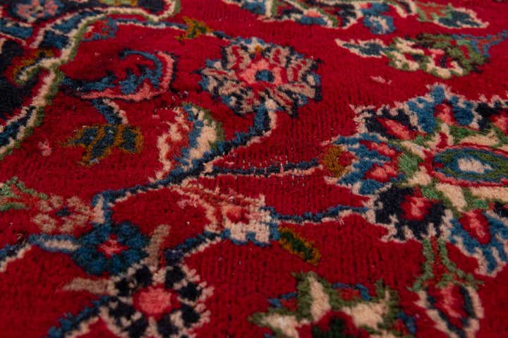 9' 10 x 12' 8 Hand Knotted Mashad Persian Wool Rug