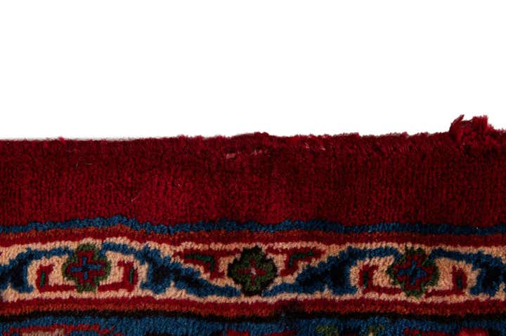 9' 10 x 12' 8 Hand Knotted Mashad Persian Wool Rug
