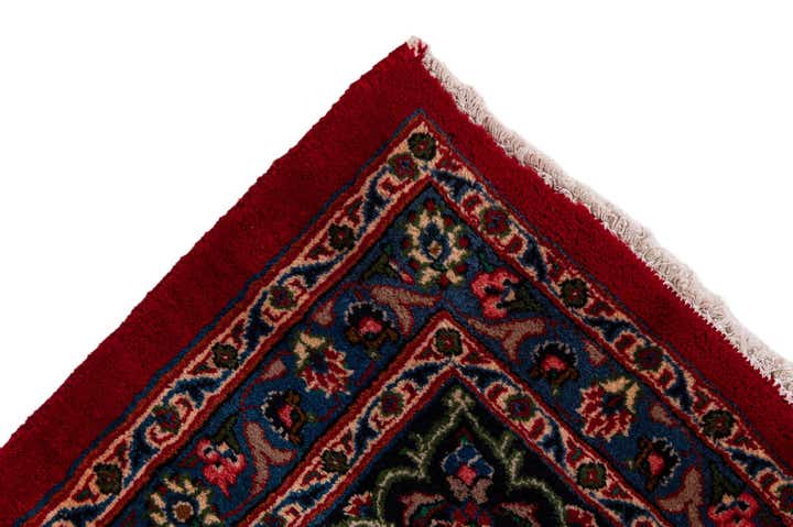 9' 10 x 12' 8 Hand Knotted Mashad Persian Wool Rug