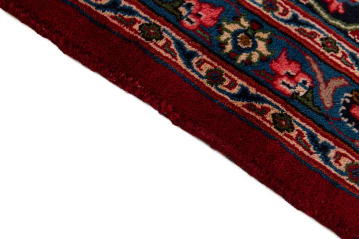 9' 10 x 12' 8 Hand Knotted Mashad Persian Wool Rug