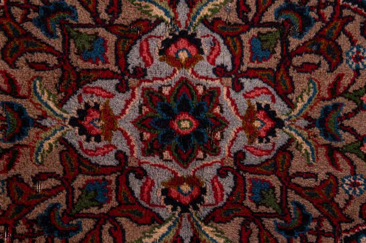 9' 10 x 12' 8 Hand Knotted Mashad Persian Wool Rug