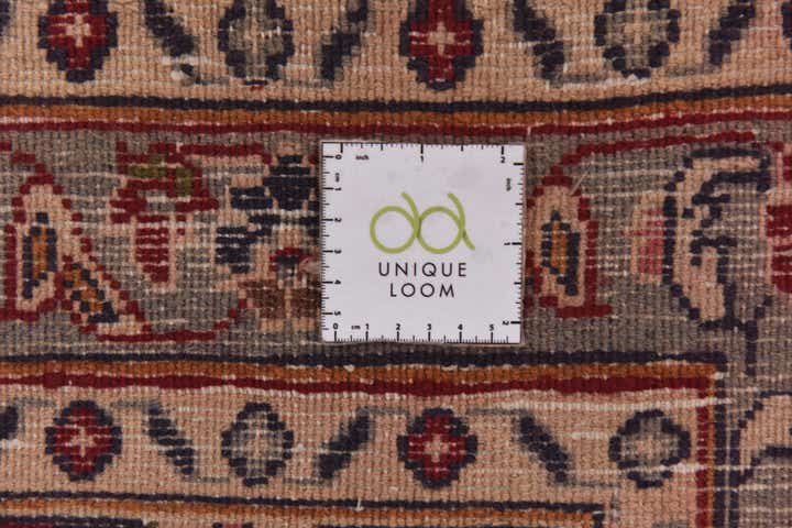 9' 8 x 12' 5 Hand Knotted Mashad Persian Wool Rug