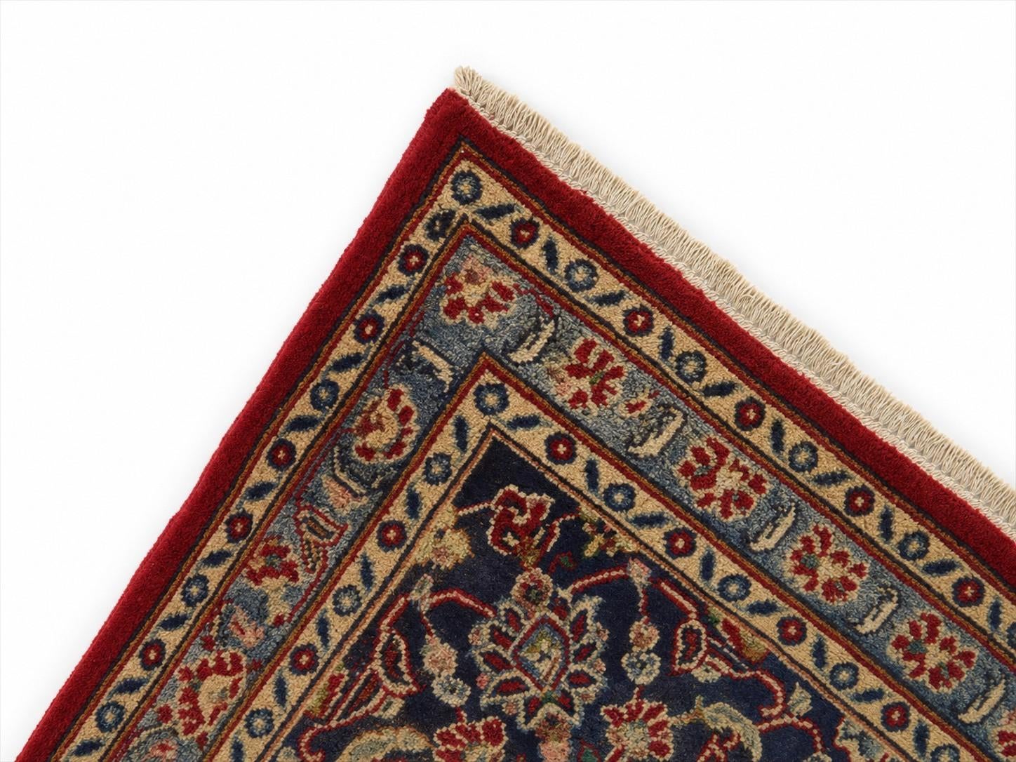 9' 8 x 12' 5 Hand Knotted Mashad Persian Wool Rug