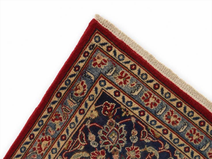 Detail image of 9' 8 x 12' 5 Hand Knotted Mashad Persian Wool Rug