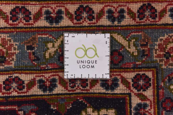 9' 8 x 12' 9 Hand Knotted Mashad Persian Wool Rug