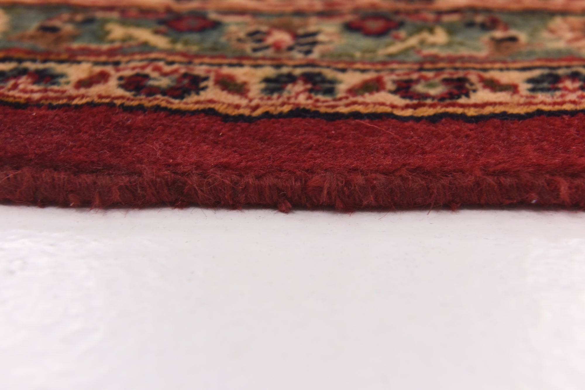 9' 8 x 12' 9 Hand Knotted Mashad Persian Wool Rug