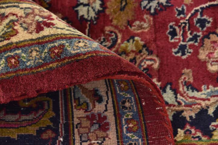 9' 9 x 13' 1 Hand Knotted Mashad Persian Wool Rug