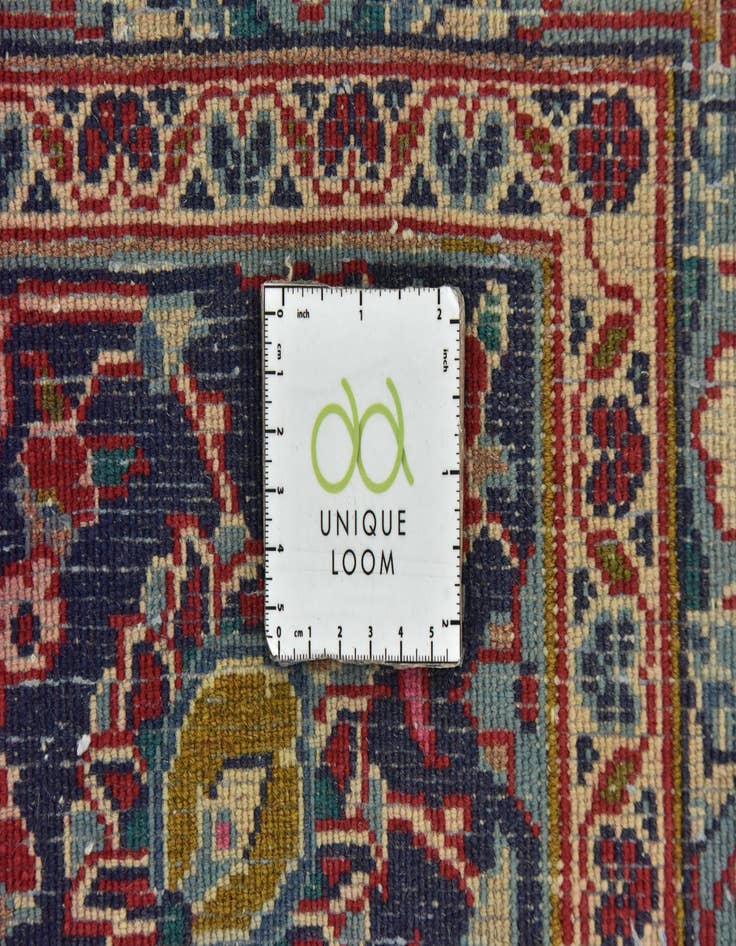 Detail image of 9' 6 x 12' 8  Hand Knotted Mashad Persian Wool Rug