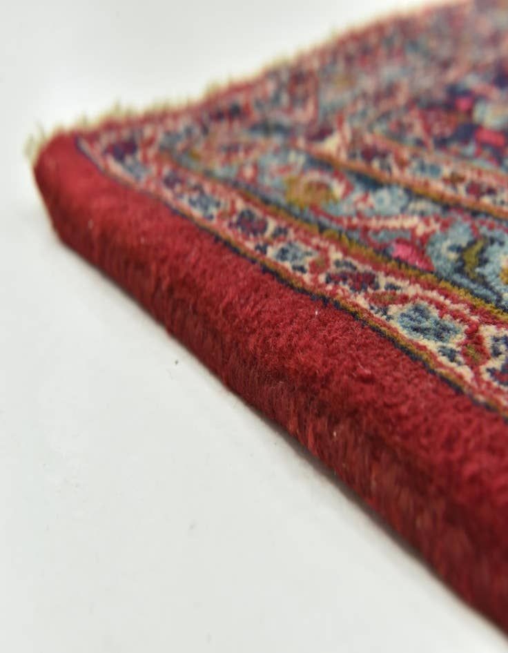 Detail image of 9' 6 x 12' 8  Hand Knotted Mashad Persian Wool Rug