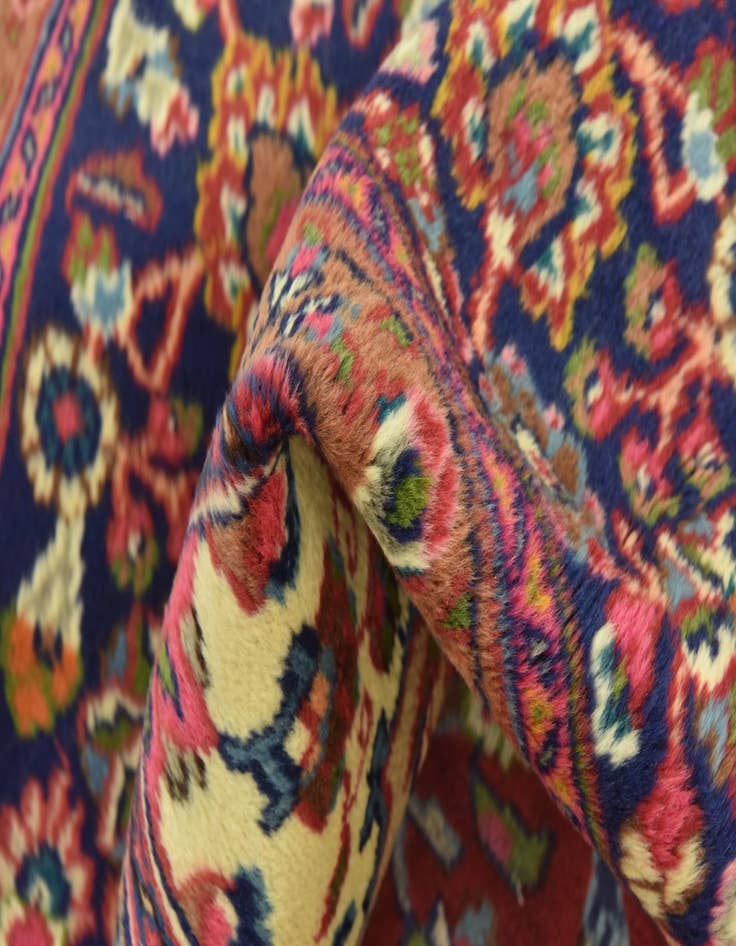 Detail image of 9' 7 x 12' 8 Hand Knotted Mashad Persian Wool Rug