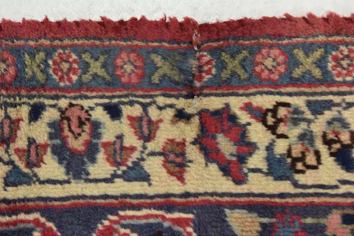 9' 6 x 12' 5 Hand Knotted Mashad Persian Wool Rug