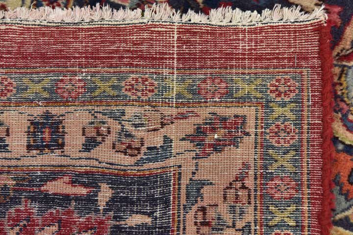 9' 6 x 12' 5 Hand Knotted Mashad Persian Wool Rug