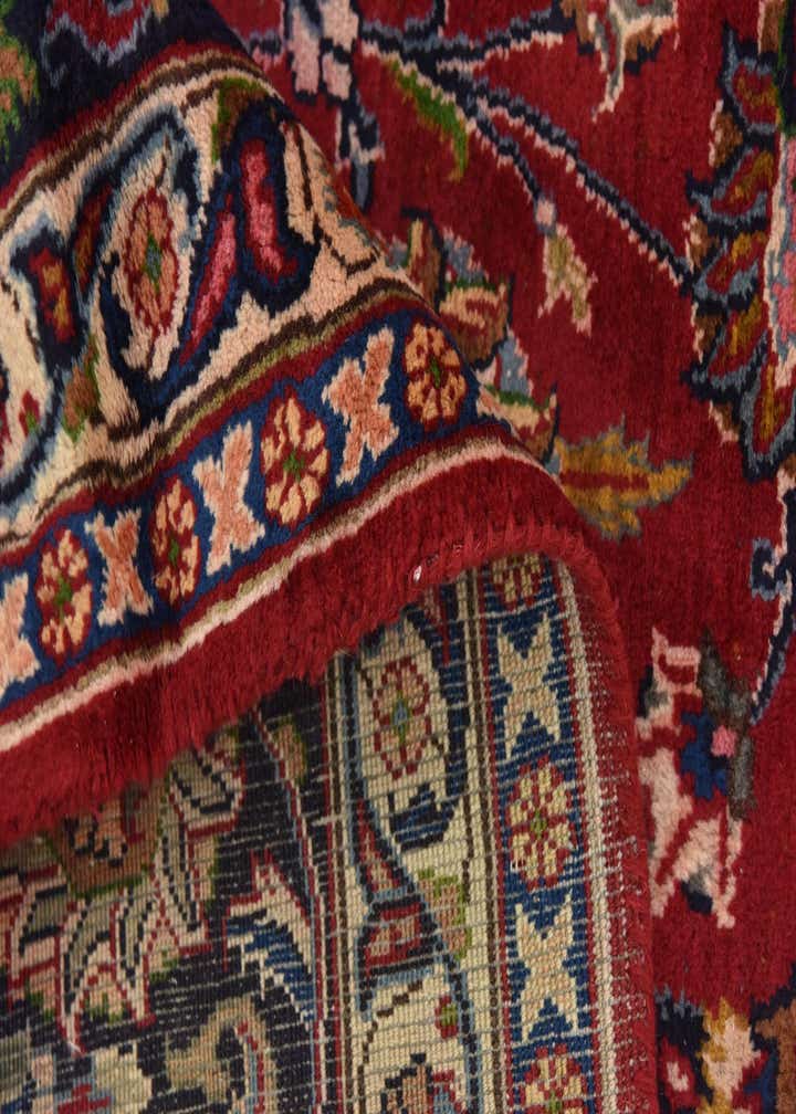 9' 4 x 12' 9 Hand Knotted Mashad Persian Wool Rug