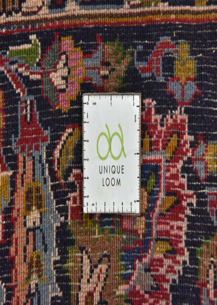 9' 4 x 12' 9 Hand Knotted Mashad Persian Wool Rug