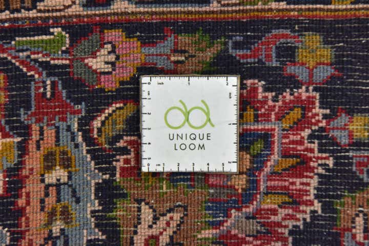 9' 4 x 12' 9 Hand Knotted Mashad Persian Wool Rug