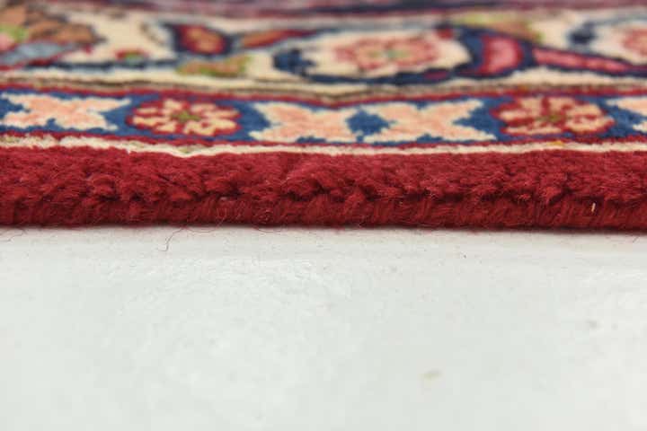 9' 4 x 12' 9 Hand Knotted Mashad Persian Wool Rug