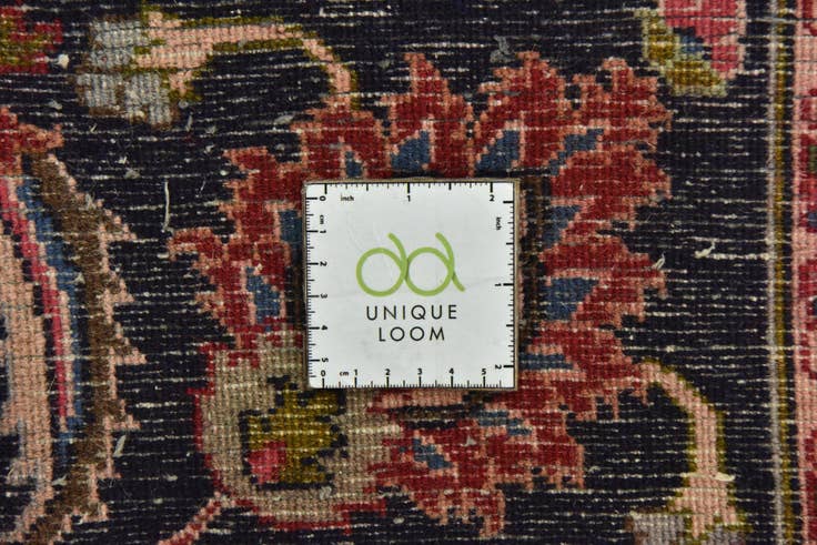 Detail image of 9' 9 x 12' 10 Hand Knotted Mashad Persian Wool Rug