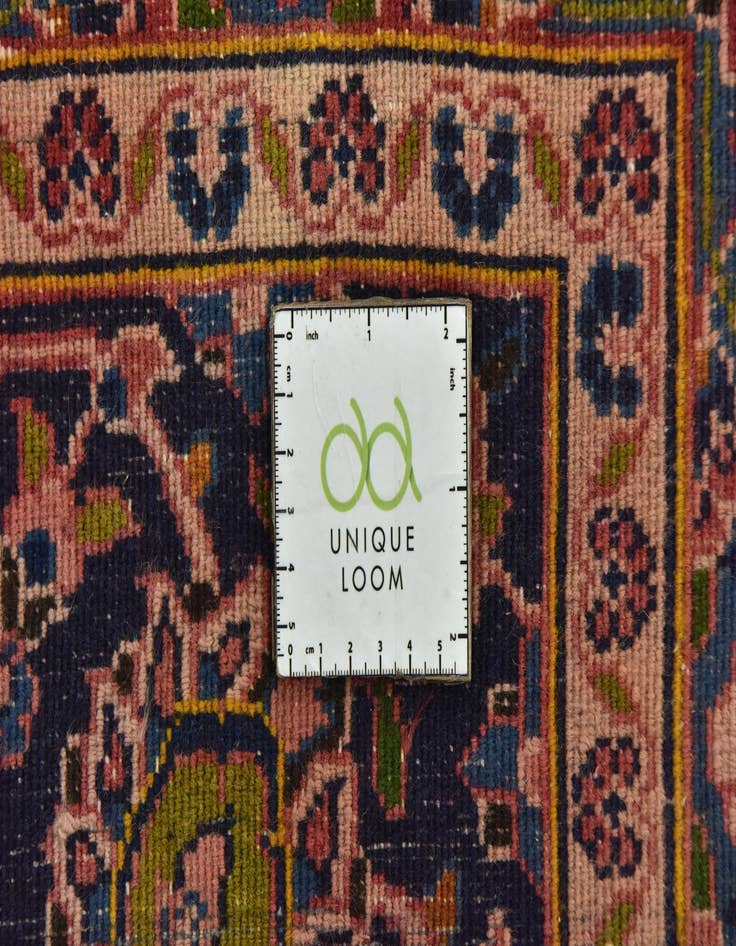 Detail image of 9' 6 x 12' 6  Hand Knotted Mashad Persian Wool Rug