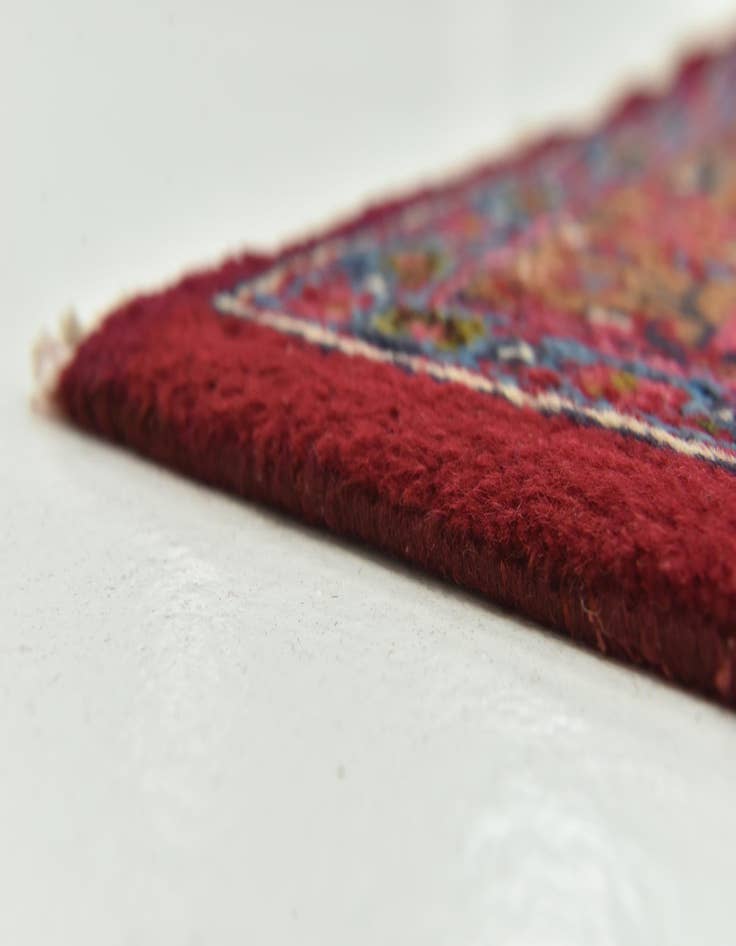 Detail image of 9' 9 x 13'  Hand Knotted Mashad Persian Wool Rug